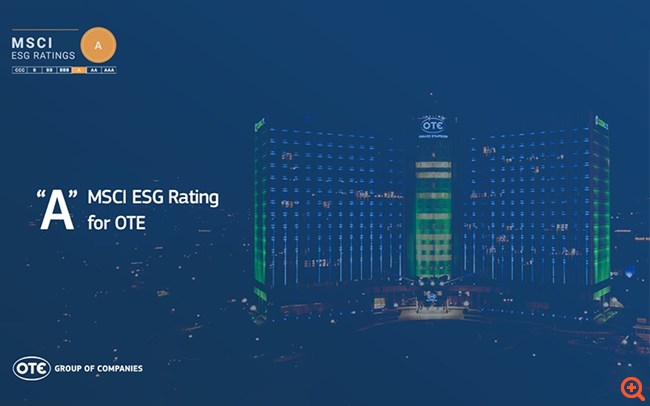 Σε "A" αναβάθμισε την αξιολόγηση του ΟΤΕ η MSCI ESG Ratings