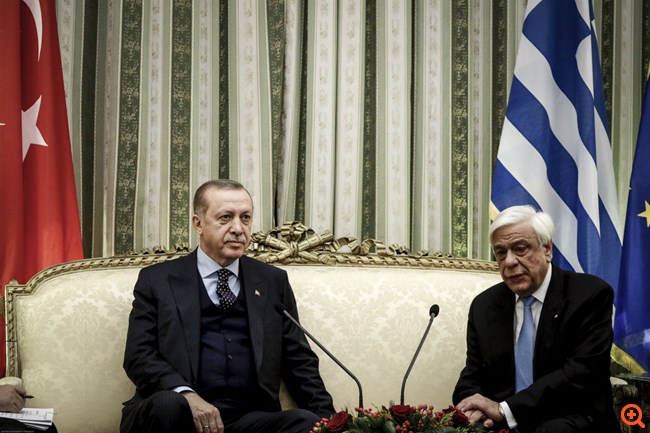 Παυλόπουλος σε Ερντογάν: Η Συνθήκη της Λωζάνης είναι αδιαπραγμάτευτη