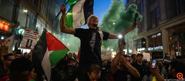 Διαδηλώσεις υπέρ της Παλαιστίνης στη Βρετανία