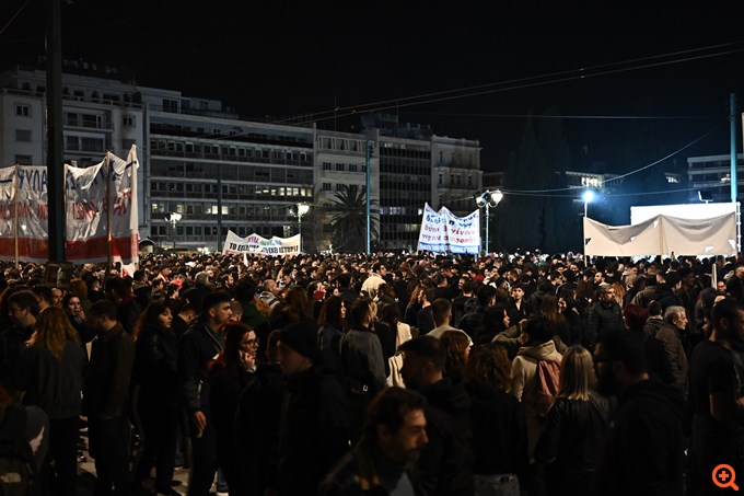 Σύνταγμα συγκεντρώσεις Τέμπη