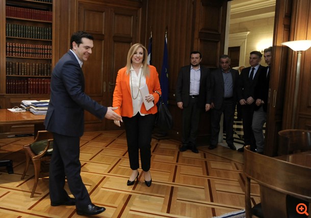 Ραντεβού, με άρωμα σεναριολογίας, Τσίπρα με Γεννηματά και Κουβέλη