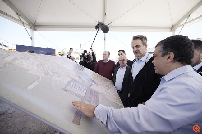 Επίσκεψη Κυρ. Μητσοτάκη στον χώρο του Hull Logistics Park στον Ασπρόπυργο