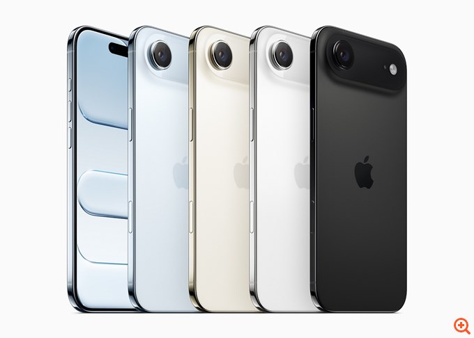 Apple iPhone Air color lineup