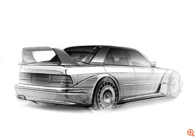 Mercedes 190E Evo II Restomod