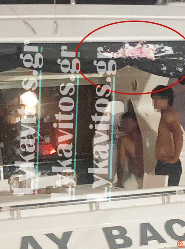 Γιαούρτια κατά του σκάφους του Π. Καμμένου στη Μήλο