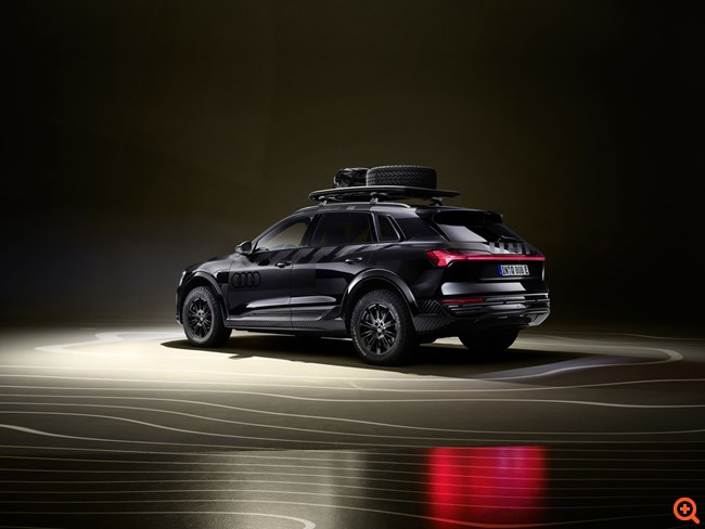 Νέο Audi Q8 e-tron Dakar: Ρεύμα, 402 ίπποι και quattro για βουτιά στο χώμα
