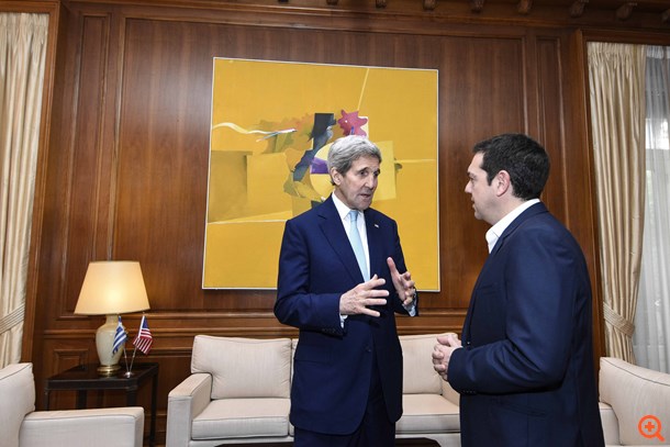 Μαξίμου: Τι συζήτησαν Τσίπρας- Κerry