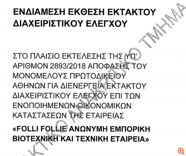Όλη η έκθεση-καταπέλτης της PwC για τα έργα και τις ημέρες της οικογένειας Κουτσολιούτσου στην Folli Follie