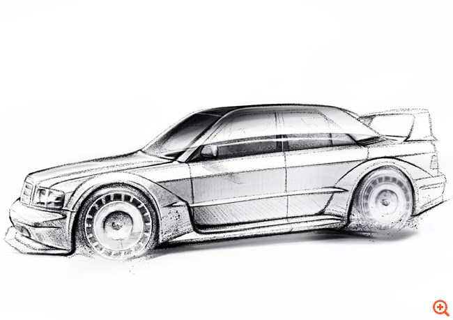 Mercedes 190E Evo II Restomod
