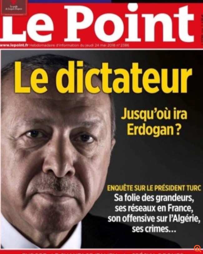 Tο εξώφυλλο του Le Point που εξόργισε τους Τούρκους - "Βολές" κατά Ερντογάν από τον ξένο Τύπο