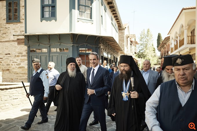 Σχέδιο 100 εκατ. ευρώ για τη στήριξη του Αγίου Όρους ανακοίνωσε ο Κ. Μητσοτάκης