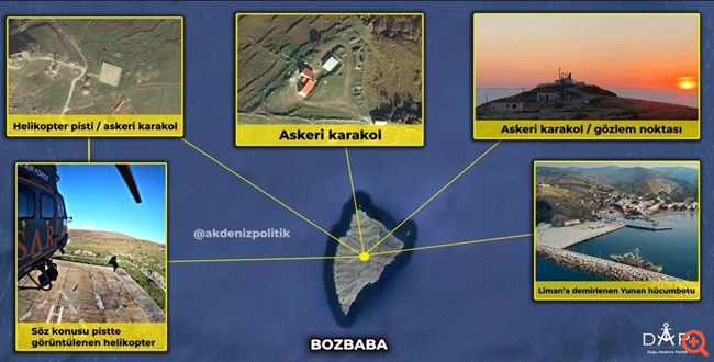 Τουρκική εφημερίδα δημοσίευσε φωτογραφίες από "στρατιωτικές εγκαταστάσεις στον Άγιο Ευστράτιο"