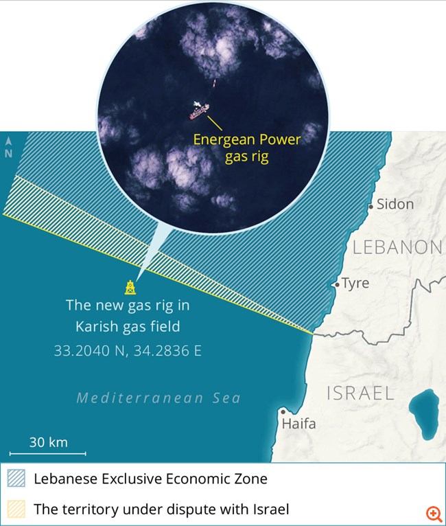Τι ισχύει για το κοίτασμα Karish και τις διεκδικήσεις του Λιβάνου έναντι του Ισραήλ