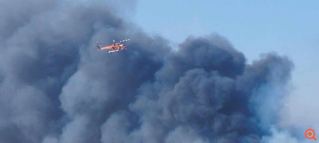 φωτια πυρκαγια Ελευσινα 08/2023
