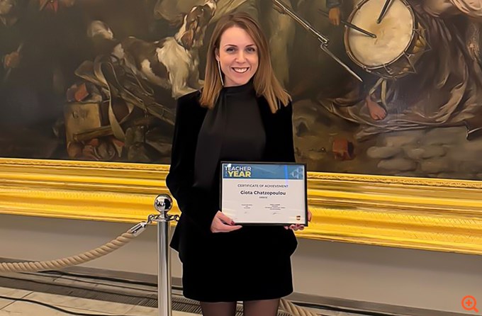 JA Greece: "Εκπαιδευτικός της χρονιάς" στην Ευρώπη η Γιώτα Χατζοπούλου