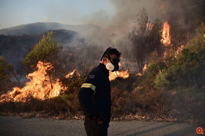 πυρκαγιά αττική Αύγουστος 2024
