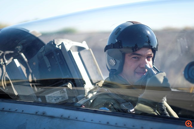 Με F-16 πέταξε ο Τσίπρας