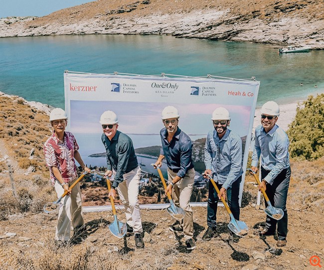 Η Dolphin Capital Partners και η Kerzner International θεμελίωσαν το One&Only Kea Island