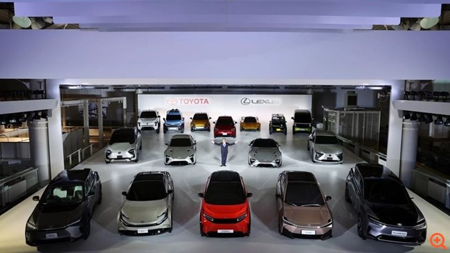 Αυτό είναι το σχέδιο "επίθεσης" της Toyota στα ηλεκτρικά-10 νέα μοντέλα μέχρι το 2026