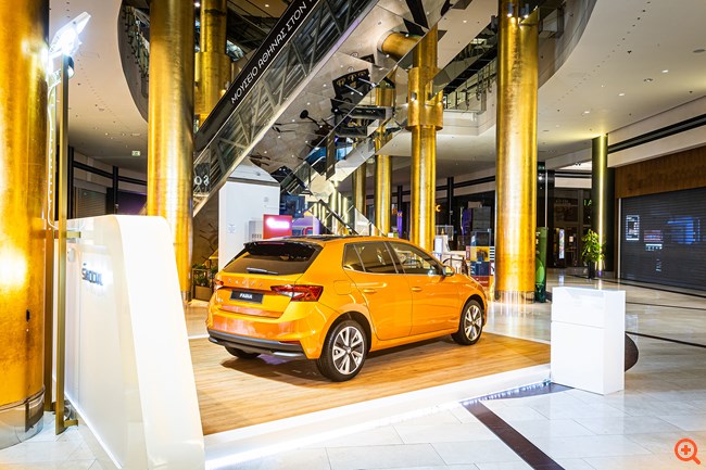 Η νέα Skoda Fabia στο εμπορικό κέντρο Golden Hall