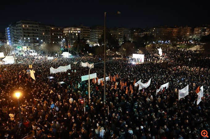 Τέμπη συλλαλητήριο Θεσσαλονίκη 05/03