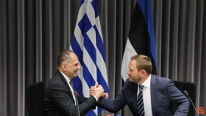 Γ. Γεραπετρίτης στο Ταλίν: "Συμμεριζόμαστε την κοινή ευρωπαϊκή αντίληψη για στρατηγική αυτονομία"
