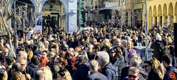 Πάτρα - συλλαλητήριο Τέμπη