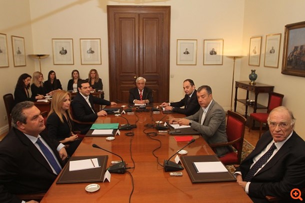 Τι είπε ο Τσίπρας στους πολιτικούς αρχηγούς