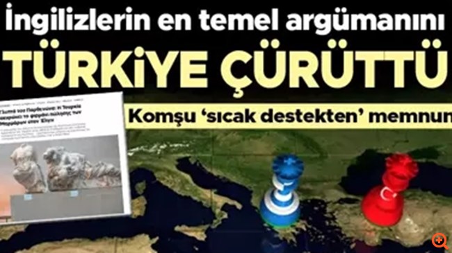 Hürriyet για Γλυπτά Παρθενώνα: Η Τουρκία "τσαλάκωσε" το επιχείρημα των Βρετανών