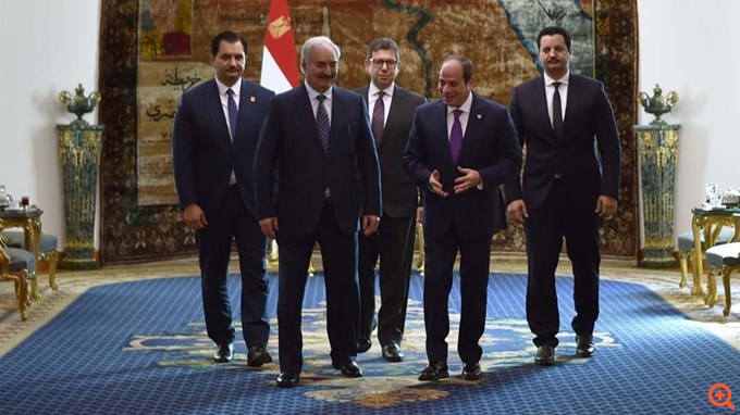 Συνάντηση Σίσι - Χαφτάρ στην Αίγυπτο: Συμφώνησαν να συνεργαστούν για την κοινή οριοθέτηση θαλάσσιων συνόρων