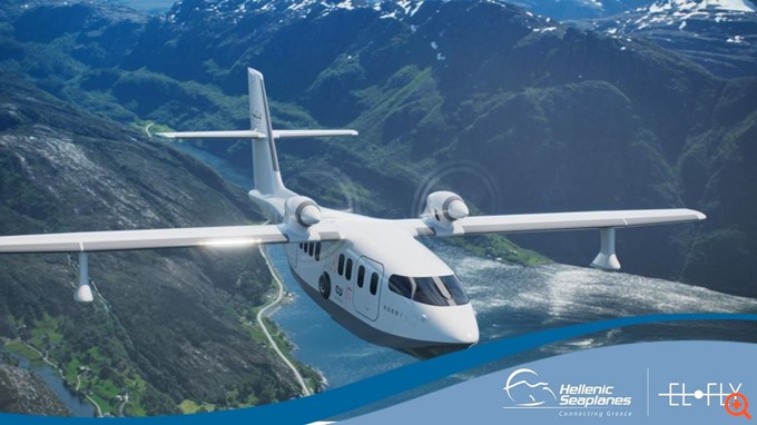 Συμμαχία Hellenic Seaplanes -Elfly Group για 10 ηλεκτροκίνητα υδροπλάνα