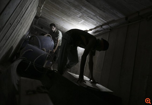 Στα τούνελ της Γάζας, "μπορείς πραγματικά να φρικάρεις"