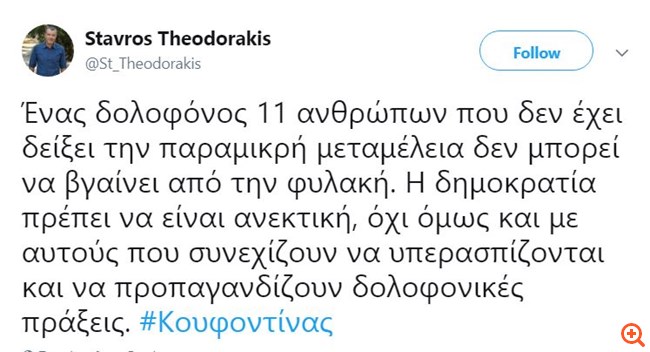 Θεοδωράκης twitter