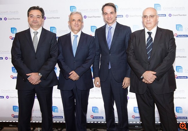 Η Eurobank και η Grant Thornton απονέμουν τα Βραβεία "Growth Awards"