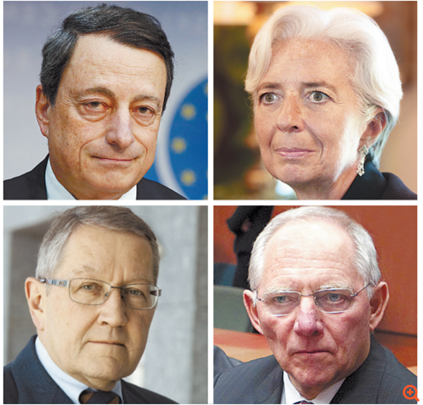 Σύγκρουση Draghi με Schaeuble-Lagarde για τις ελληνικές τράπεζες