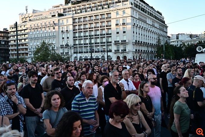 Τέμπη συγκέντρωση Σύνταγμα