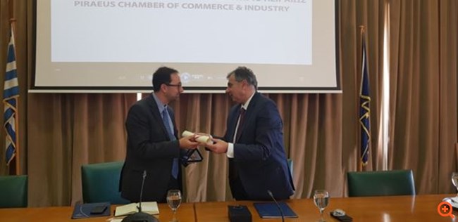 Συνάντηση Β. Κορκίδη με τον εμπορικό ακόλουθο της πρεσβείας των ΗΠΑ