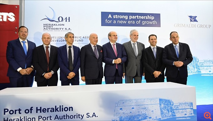 Στο σχήμα Grimaldi Euromed - Μινωικές Γραμμές το 67% του Οργανισμού Λιμένος Ηρακλείου έναντι €80 εκατ.