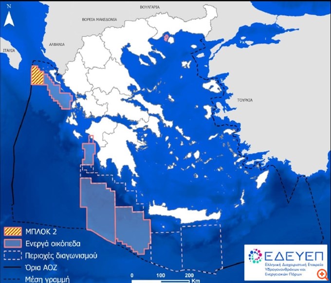 Πού θα γίνει η γεώτρηση - Πιθανό κοίτασμα 200 δισ. κυβικά - Οι χάρτες