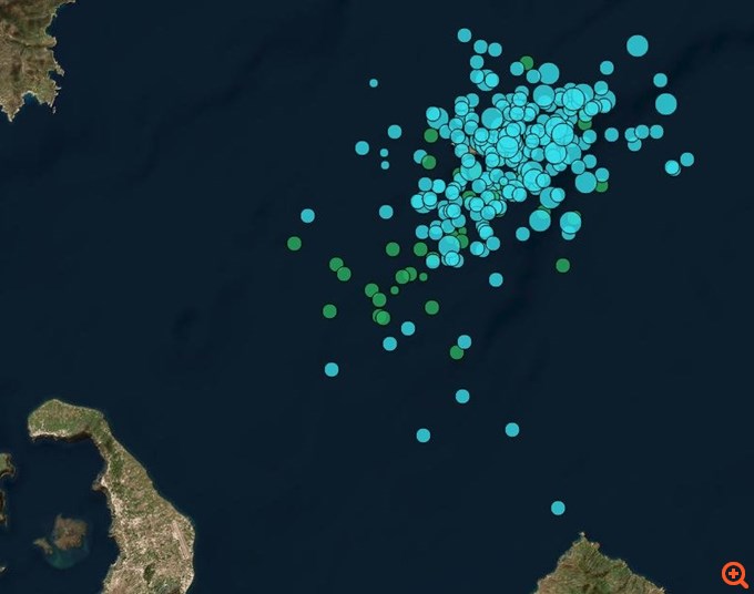 Γεωδυναμικό Ινστιτούτο Σεισμοί Σαντορίνη