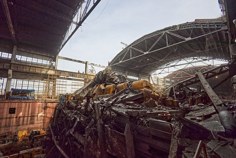 ρωσικό πλήγμα στην DTEK Ουκρανία