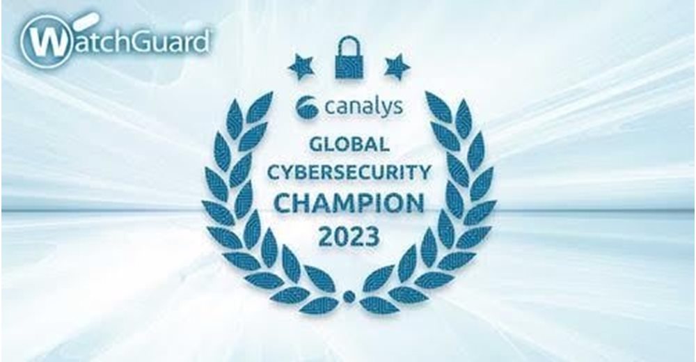 Η WatchGuard ανακηρύχθηκε για 2η συνεχή χρονιά Champion στο Canalys Cybersecurity Leadership Matrix