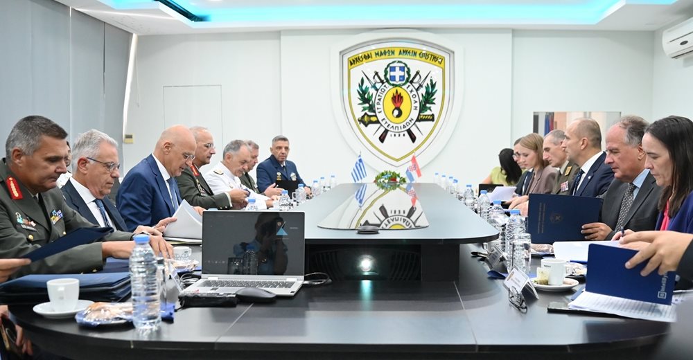 Συνάντησης Ν. Δένδια με τον Κροάτη υπ. Άμυνας
