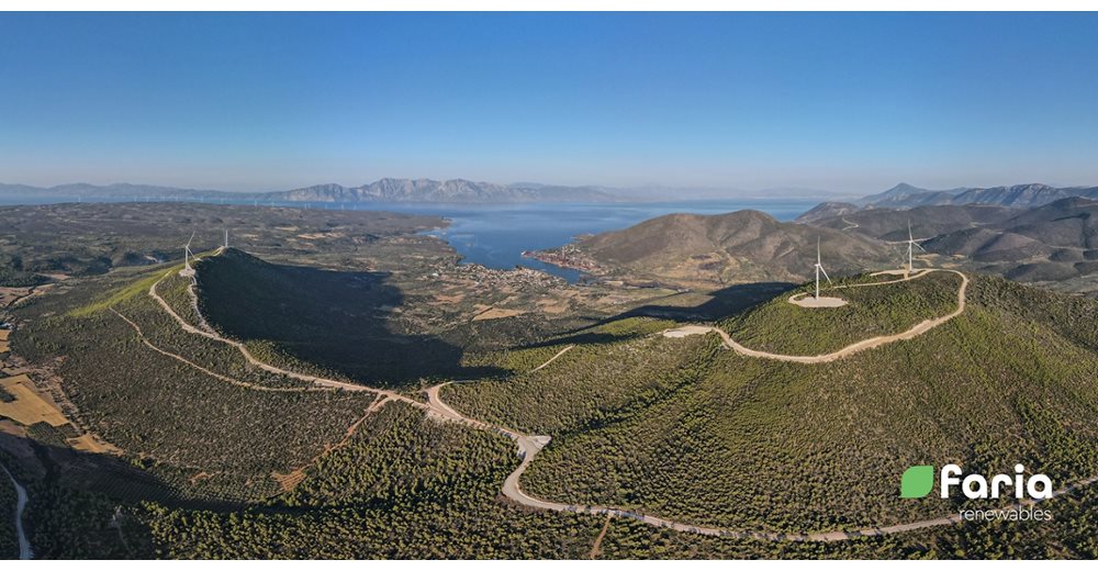 Η FARIA Renewables ενισχύει το χαρτοφυλάκιό της με δύο νέα αιολικά έργα συνολικής ισχύος 30,8 MW