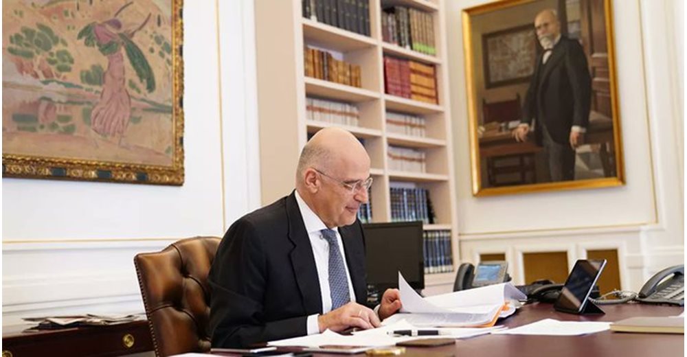 Τηλεφωνική επικοινωνία με τον ΥΠΕΞ των Ην. Αραβικών Εμιράτων είχε ο Ν. Δένδιας