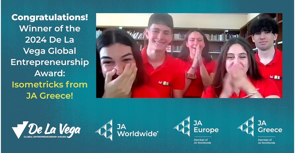 JA Greece: Το Παγκόσμιο Χρυσό κατέκτησε η ελληνική μαθητική &quot;start up&quot; Isometricks