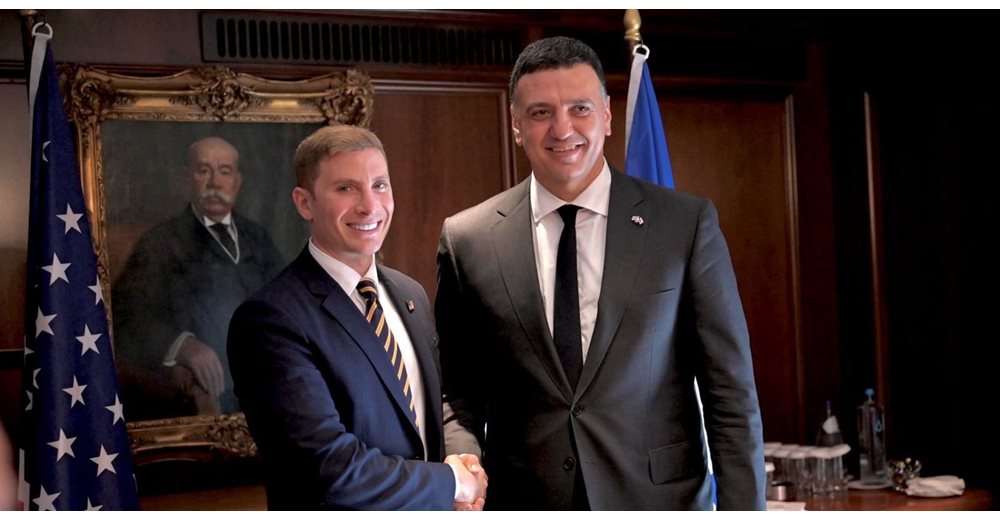 Συνάντηση Β. Κικίλια με τον ΥΦΥΠΕΞ των ΗΠΑ