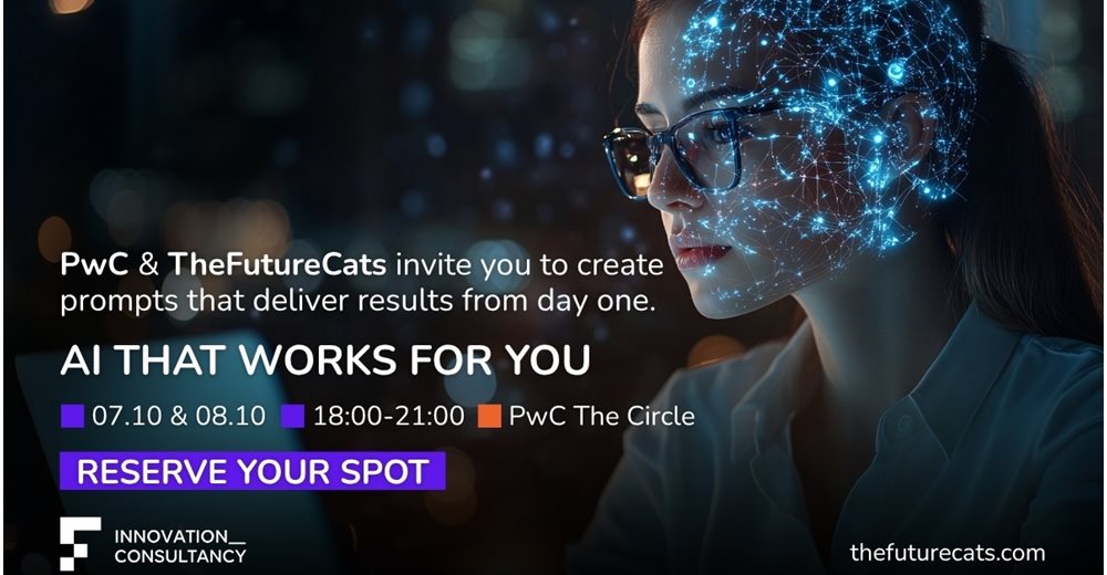 AI Executive For Business In Action Tο πληρέστερο hands-on εκπαιδευτικό πρόγραμμα από την TheFutureCats και την PwC’s Academy!