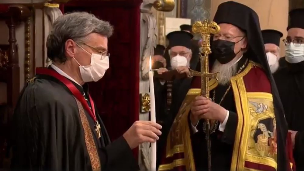 &quot;Άρχων Οφφικιάλιος&quot; χειροθετήθηκε ο Σ. Τσιόδρας από τον Οικουμενικό Πατριάρχη