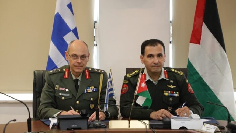 Στρατιωτική συνεργασίας Ελλάδας-Ιορδανίας 15.12.2023